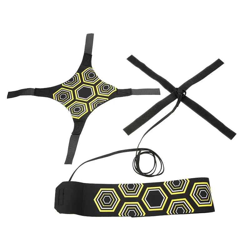 Children's Kick Soccer Football Balls Solo Practice Skills Training Elastic Adjustable Foosketball Trainer Sport Equipment XA32L