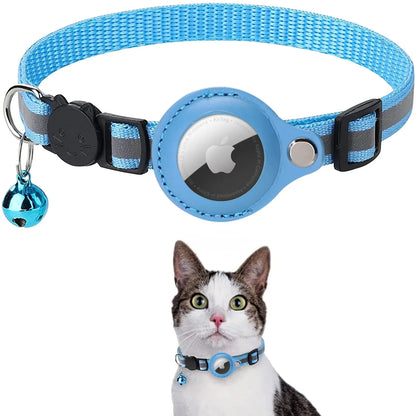 Cat GPS Tracker Collar, Waterproof, Reflective, Anti-Lost, PU Material