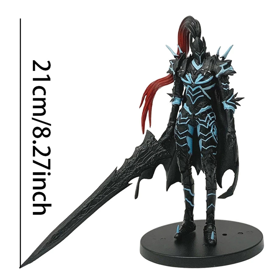21cm/8.27inch Solo Leveling Anime Figure Sung Jinwoo Action Figure Knightmaster Yeglit Figurine PVC Adult Collection Model Toy