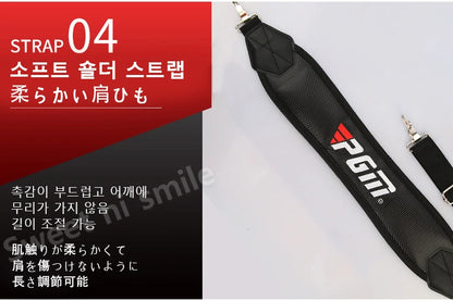 Golf Rack Bag PU Lightweight Portable Unisex Carry Bag