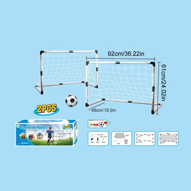 2pcs 92CM oversized soccer goal portable indoor and outdoor sports equipment outdoor sports equipment