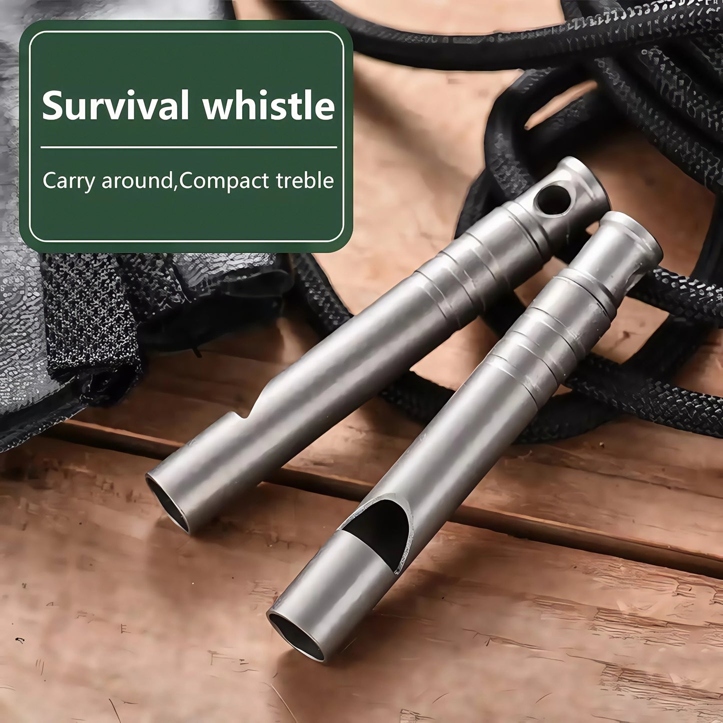Ultralight Emergency Survival Whistle With Lanyard For Camping And Hiking