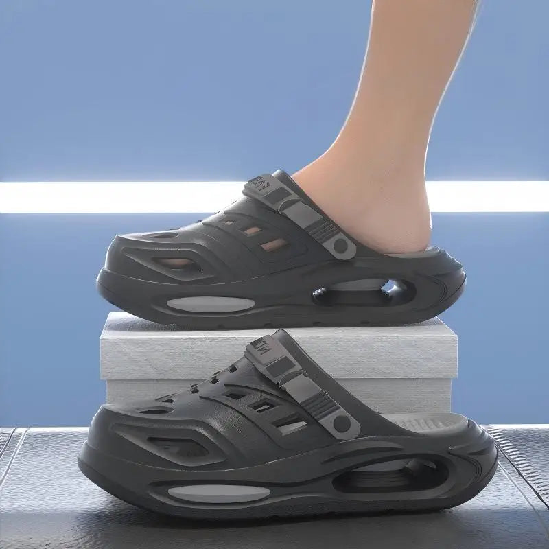 Men's Slippers With Thick Sole, Non-Slip EVA Outsole