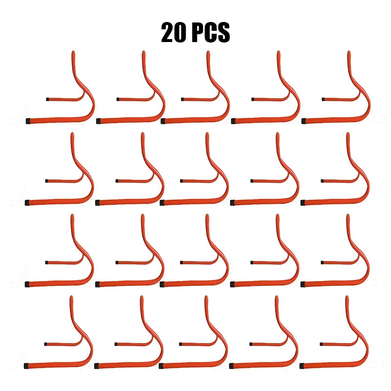 5/10/20/30Pcs 30cm Football Hurdle Portable Speed Agility Training Equipment Hurdle Ladder Safety Soccer Stable Rack