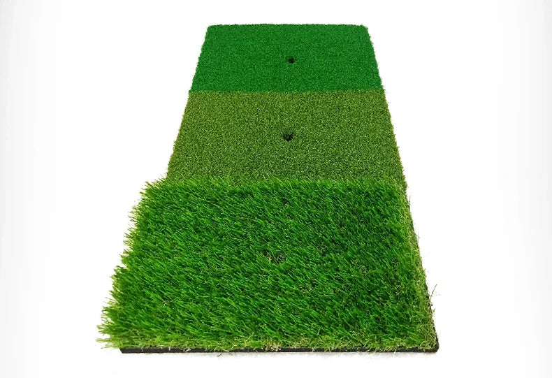 PGM Golf Hitting Mat Indoor Outdoor Mini Practice Durable PP Grass Pad Backyard Exercise Golf Training Aids With TEE DJD003