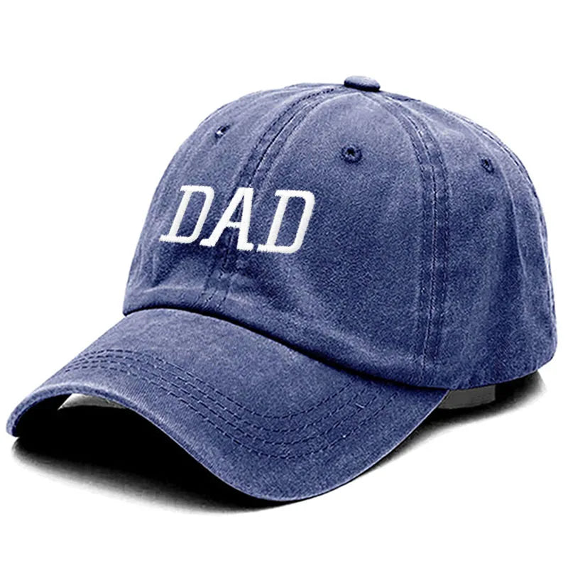 DAD MOM Embroidery Pure Cotton Men's Baseball Cap For Man  Womne's Fashion Sport Golf Caps Sun Hat Dropshipping