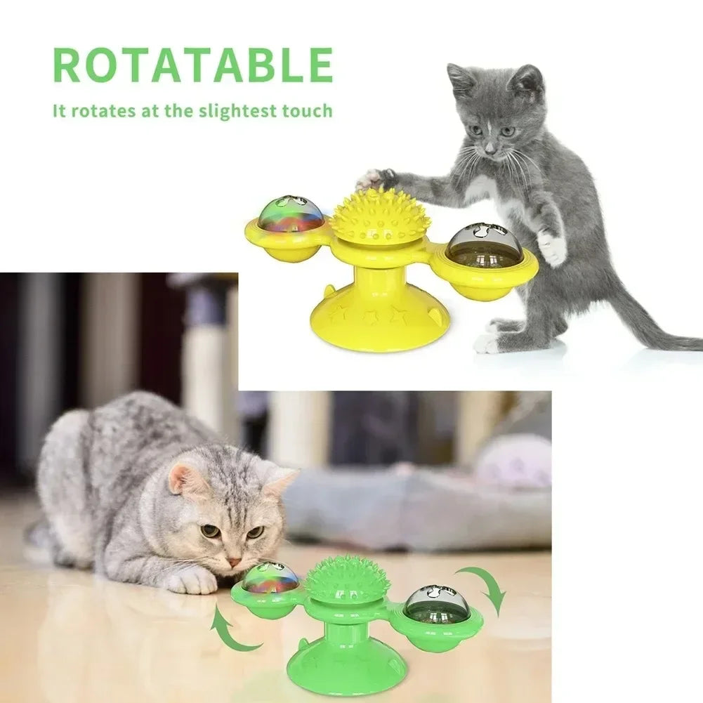 Cat Spinning Turntable Toy