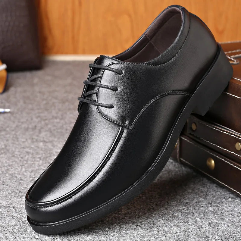 Men's Formal Lace-Up Casual Shoes For Business Attire
