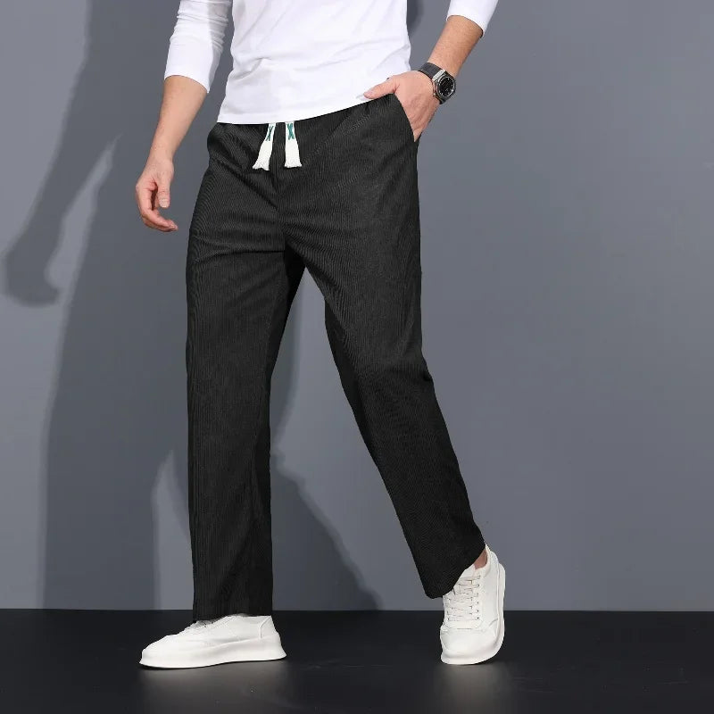 Men's Outdoor Golf Sports Windproof and Breathable Trend Straight Leg Pants Are Comfortable Fashionable Versatile Casual Pants