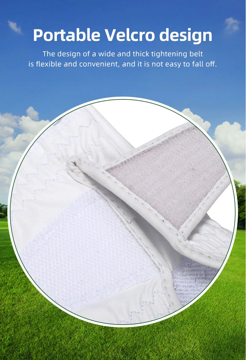 Golf Gloves Men's Glove Left/Right Hand 2 color Soft white Dark Grey Swing Putting Training particles Breathable Namib Gloves