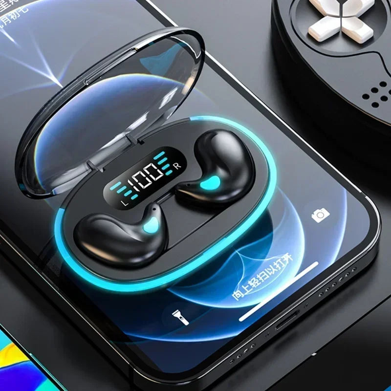 X55 Sleeping Earbuds Wireless Mini Headphones For Work TWS Bluetooth Earphone Stereo Hidden Headsets with Mic HD Call Sport