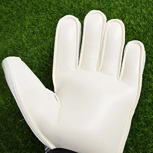 Sportout Goalie Gloves, Goalkeeper Gloves with Fingersave, Soccer Gloves, Breathable Soccer Goalie Gloves, 4mm Latex, for Kids