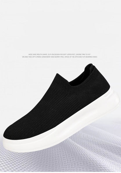 Mesh Breathable Walking Shoes Cotton Casual Sneakers