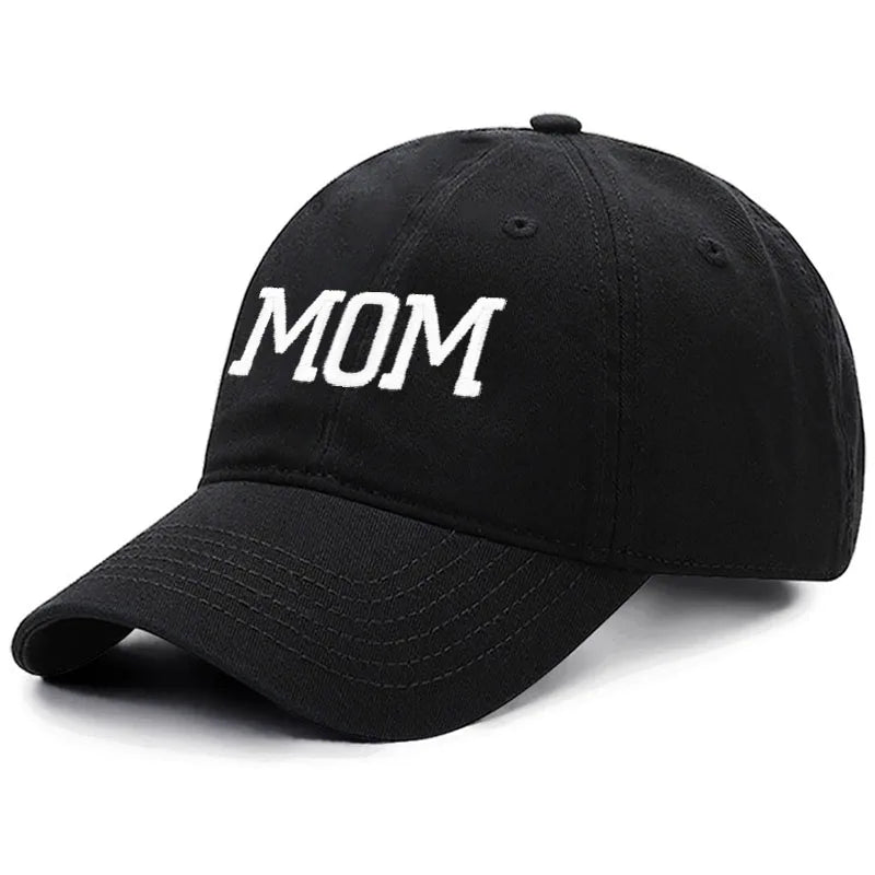 DAD MOM Embroidery Pure Cotton Men's Baseball Cap For Man  Womne's Fashion Sport Golf Caps Sun Hat Dropshipping