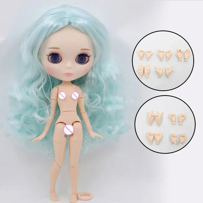 1/6 Scale Ball-Jointed Doll Body, White Skin, ABS, 30cm