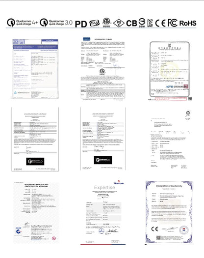 800W GaN Desktop Charger 10-Port USB-C PD3.1 Fast Charge