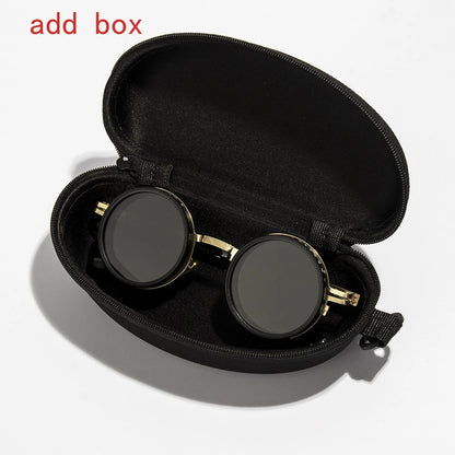 Unisex Sunglasses Stepless Rotating ND9 Filter Polarized Lenses Alloy Frame