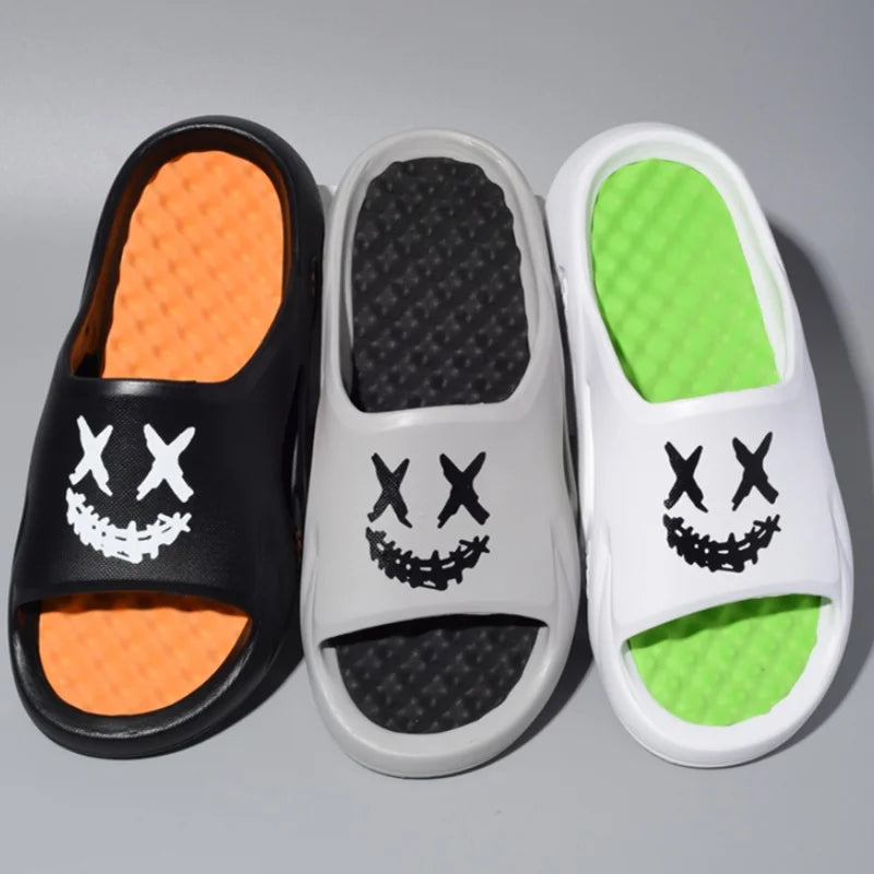 Mens Massage Slippers Indoor Outdoor Sandals EVA Comfort Sole Large