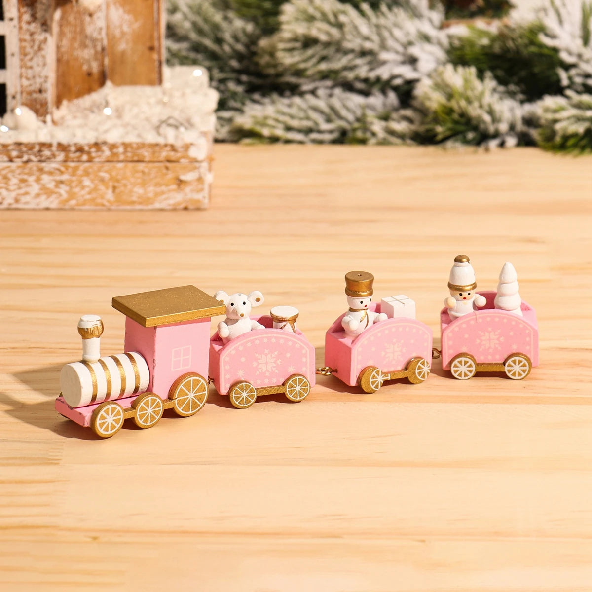 Christmas Train Decoration – Merry Christmas 2025 Home Ornament, Xmas & New Year 2026 Gifts