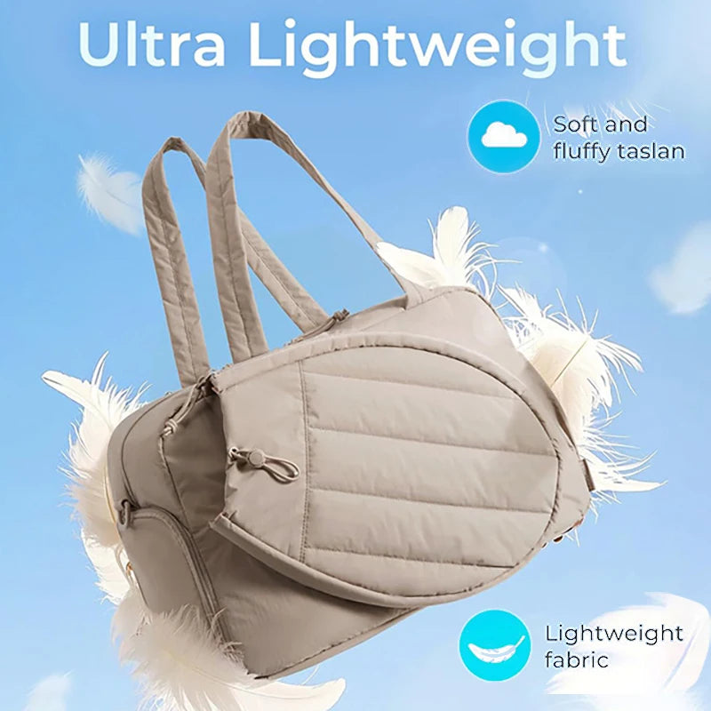 Gym Bag for WomenTennis Rackets Bag Outdoor Travel Sports Training Shoulder Bags Badminton Paddle Handbag Weekender Duffel Tote