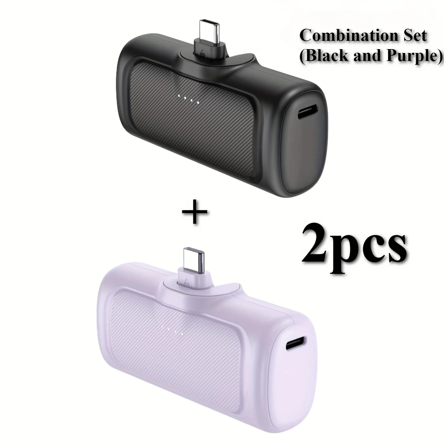 22.5W Fast Charging, 5000mAh Mini Portable Charger, USB-C Mobile Power, Universal Compatibility, USB Type-C, Dual Power Mode.