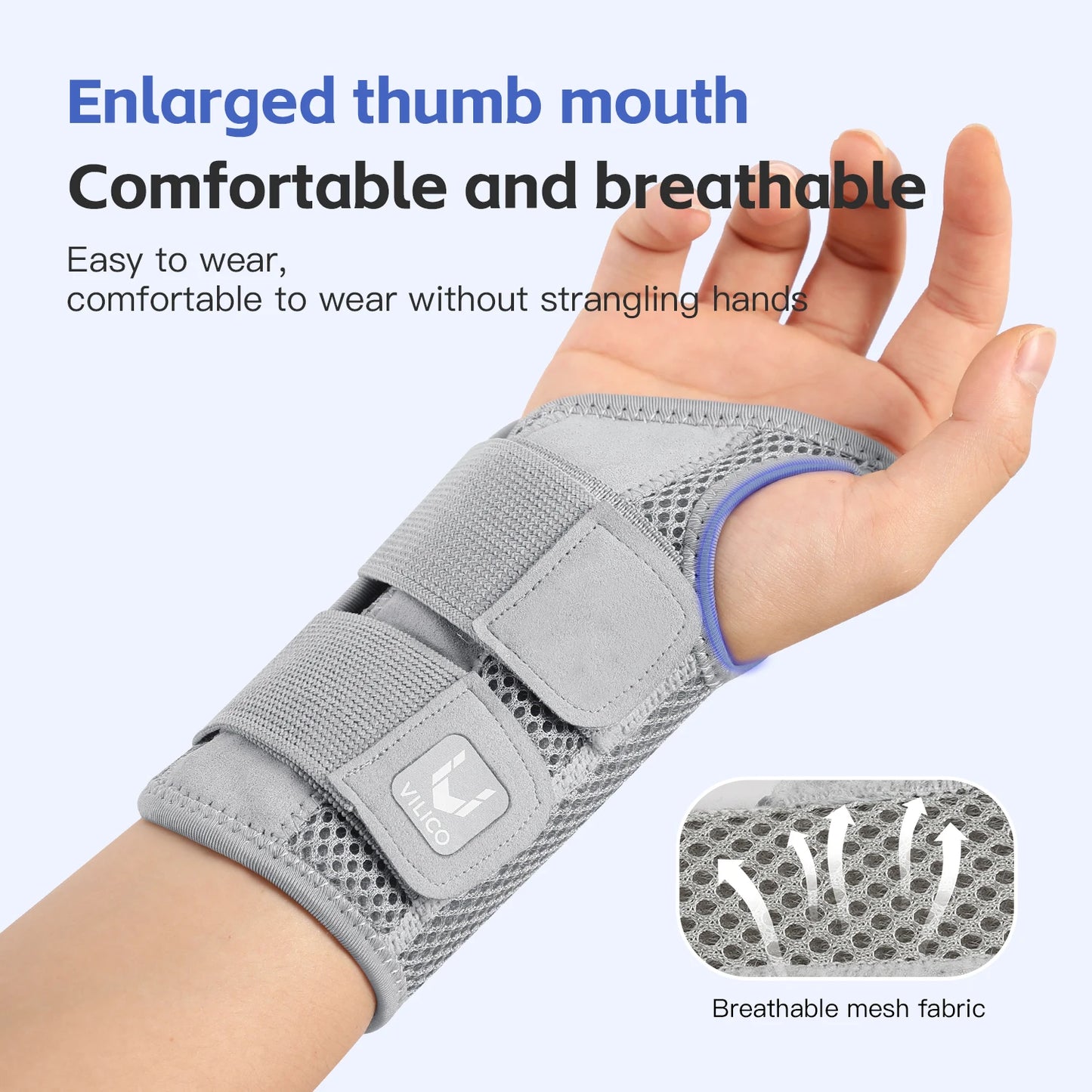 Finger Joint Pain Tendon Sheath Adjustable Dual Strap Wrist Guard with Thin Design Thumb Strain Protection Strap Wrist Guard
