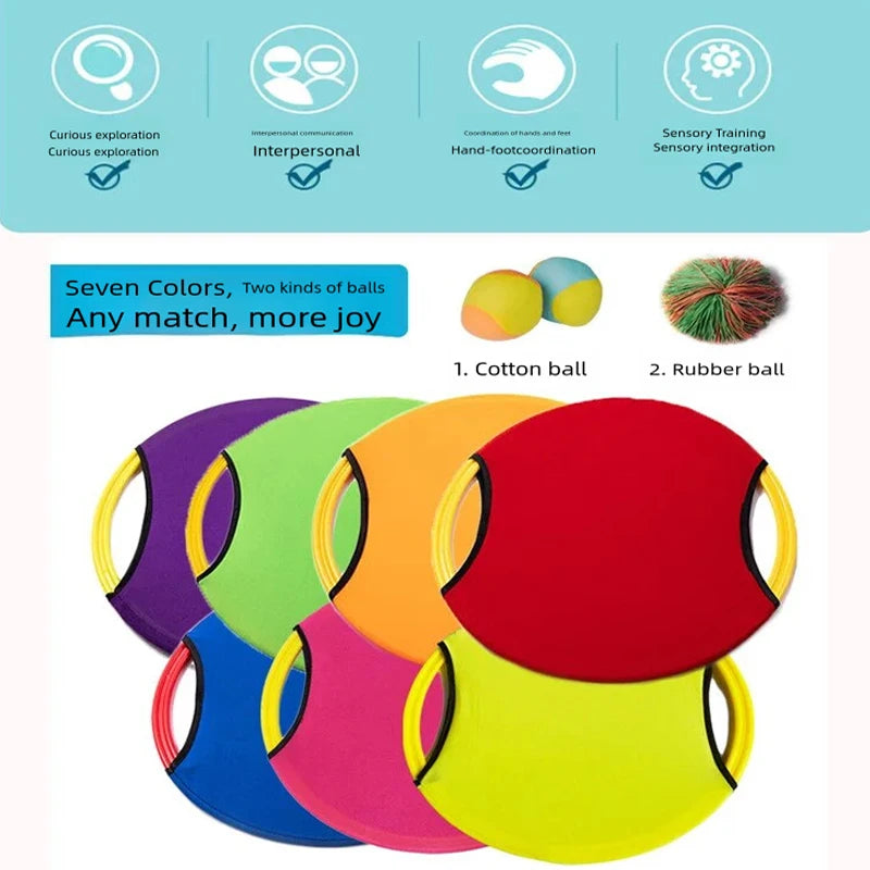 35cm Bouncing Circle Throwing Training Sensory Toy Kids Outdoor Games Balance Training Educational Learning Toys for Children