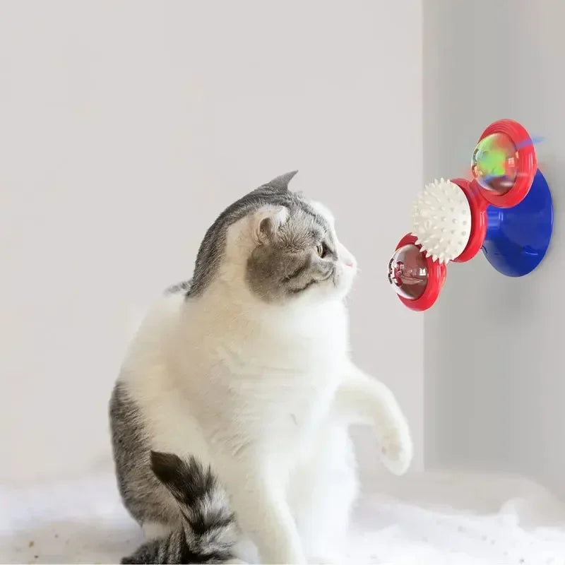 Cat Spinning Turntable Toy