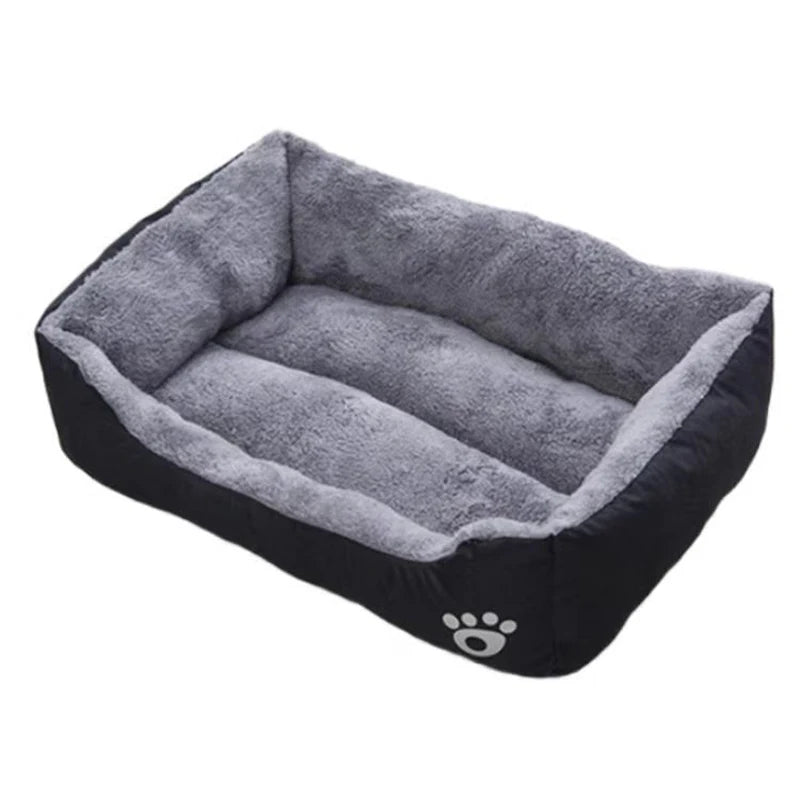 Plush Cat & Dog Bed – Soft, Non-Slip, Bite-Resistant for Small to Large Dogs