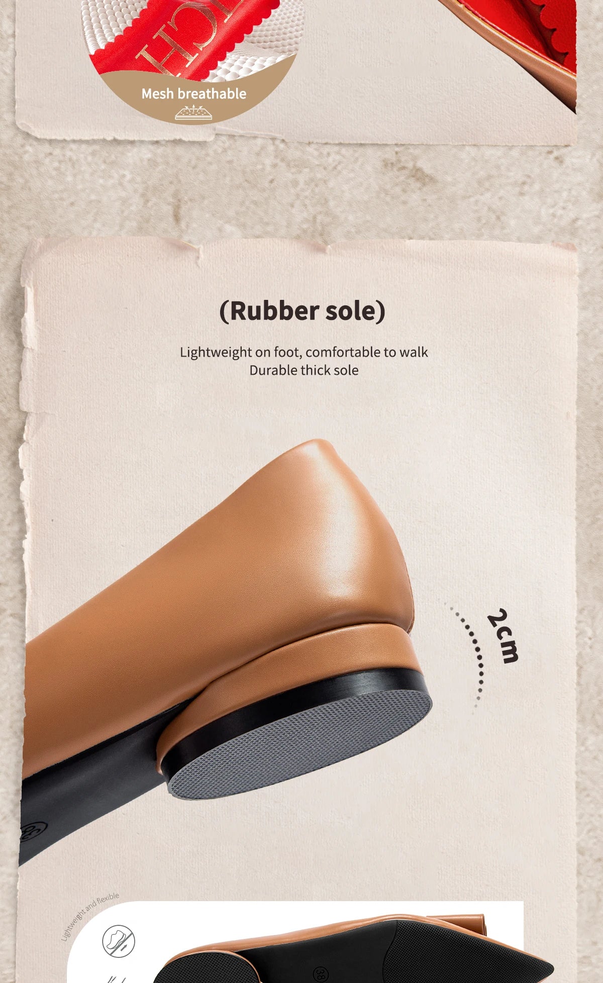 Women's Solid Colour Slip On Low Heel Pumps For Dress Or Everyday Wear