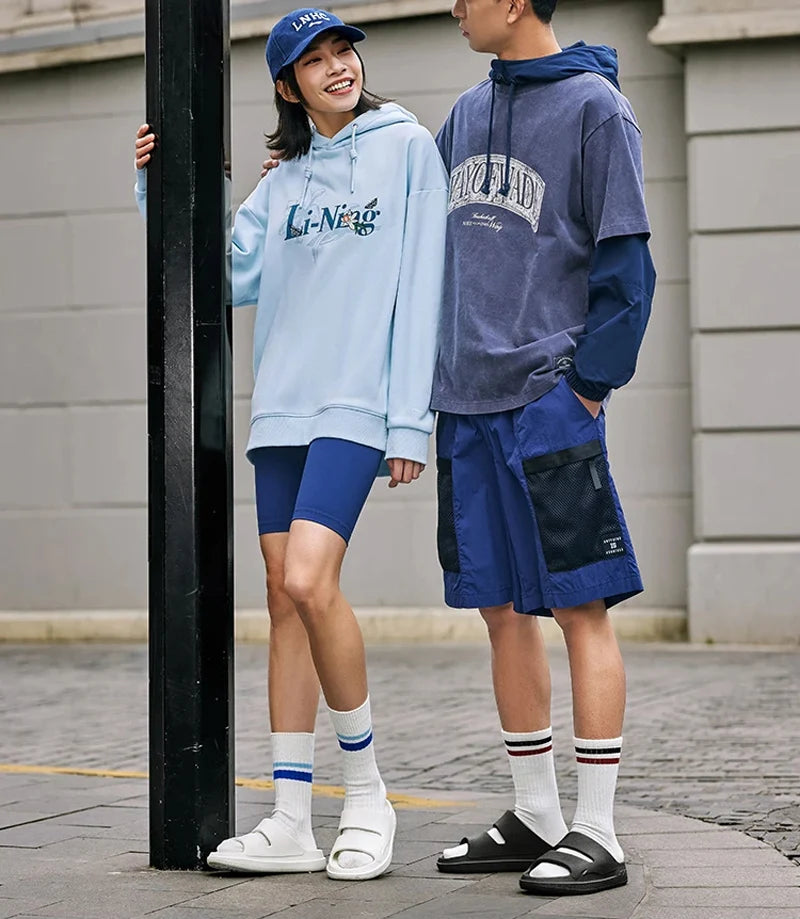 Li-Ning Unisex SOFT CLAP Slippers COMFOAM Rebound Breathable Lightweight LiNing Men Women Stylish Sandals AGAV017