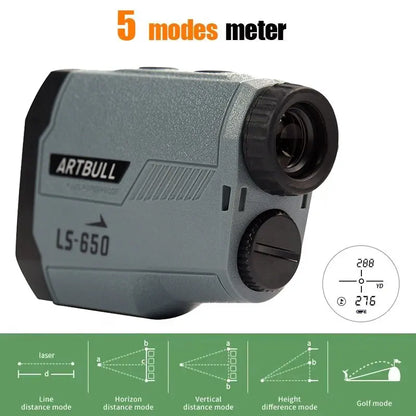 Golf Laser Rangefinder With Flag-Lock Slope, 1000m Range