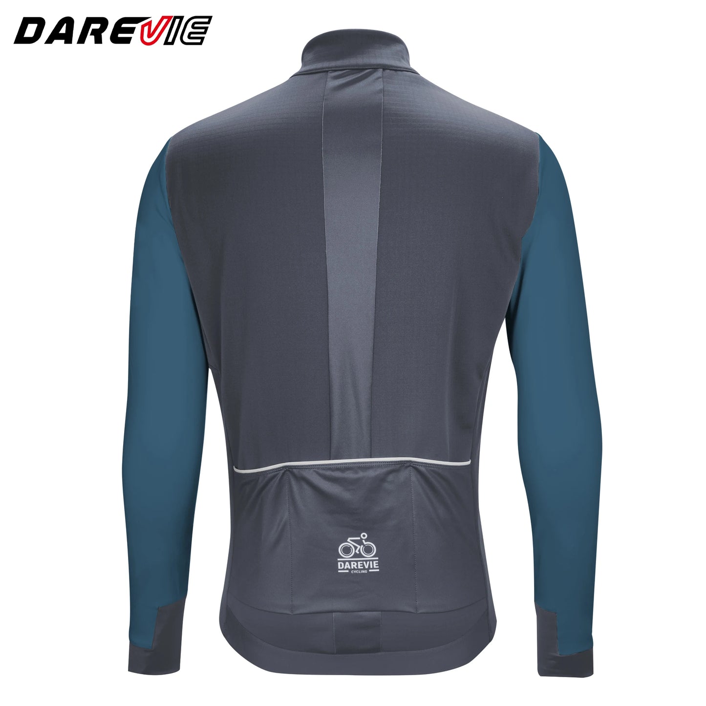 DAREVIE Cycling Men's Jacket WindProof Fleece Pro Cycling Jackets Longsleeve Warm Soft Brushed Pro Breathable Bicycle Clothing