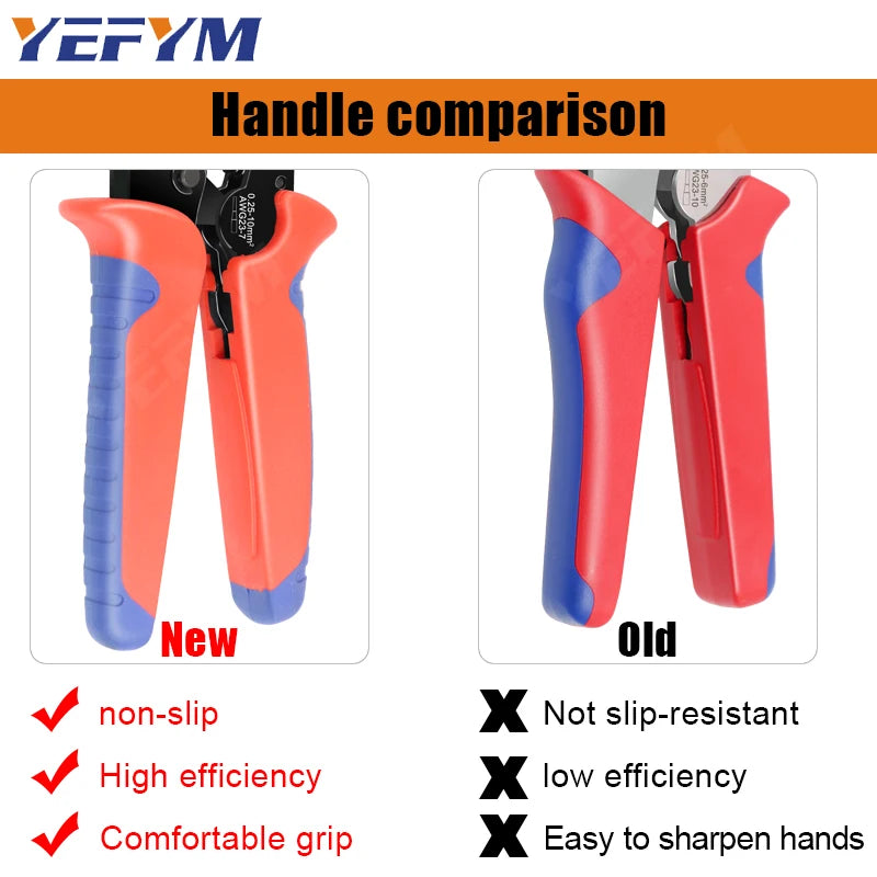 Crimping Pliers Ferrule Sleeves Tubular Terminal Tools HSC8 6-4A/6-6A/16-6E Wire Crimper Household Electrical Sets