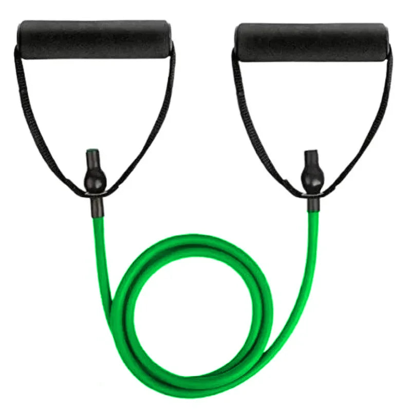 5 Levels Elastic Band With Handles Yoga Pull Rope Elastic Gym Fitness Exercise Tube Band For Home Workouts Strength Training