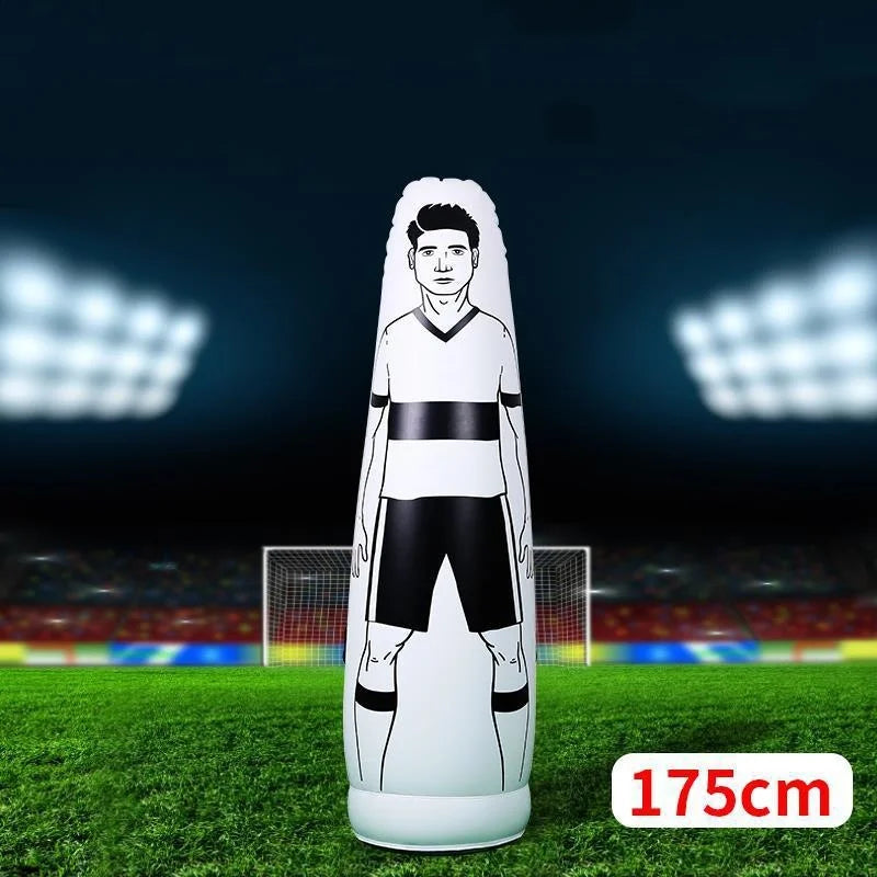 175cm Adult Inflatable Football Training Goal Keeper Solo Soccer Trainer TumblerAir Dummy Tool PVC Inflatable Wall Kick Defender