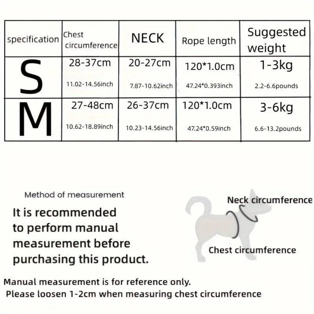 Adjustable Cat Dog Harness with Lead Leash Small Dogs Walking Puppy Dogs Collar Polyester Pet Accessories Chest