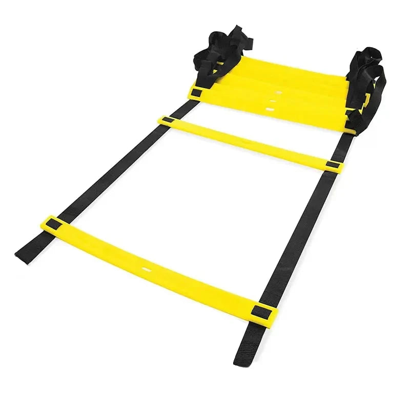 Professional Agile Ladder-Heavy duty Nylon Training Ladder with Anti slip Rod,Foldable,Easy to Carry,Suitable for Sport Training