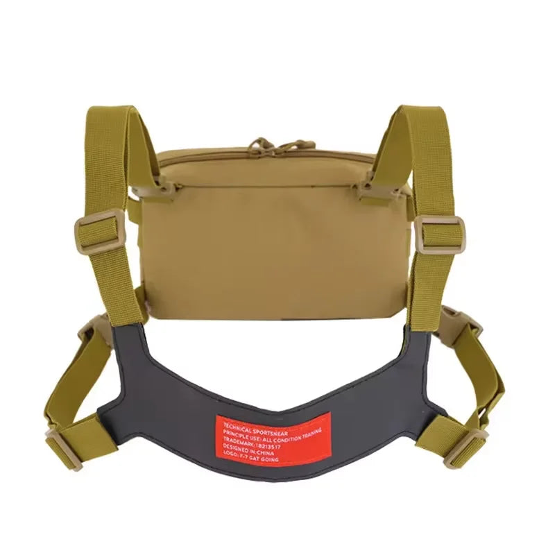 Fishing Vest Bag Men's Camo Fishing Lures Utility Tackle Chest Bags Waist Pack Outdoor Mountaineering Camping Hiking Hunting