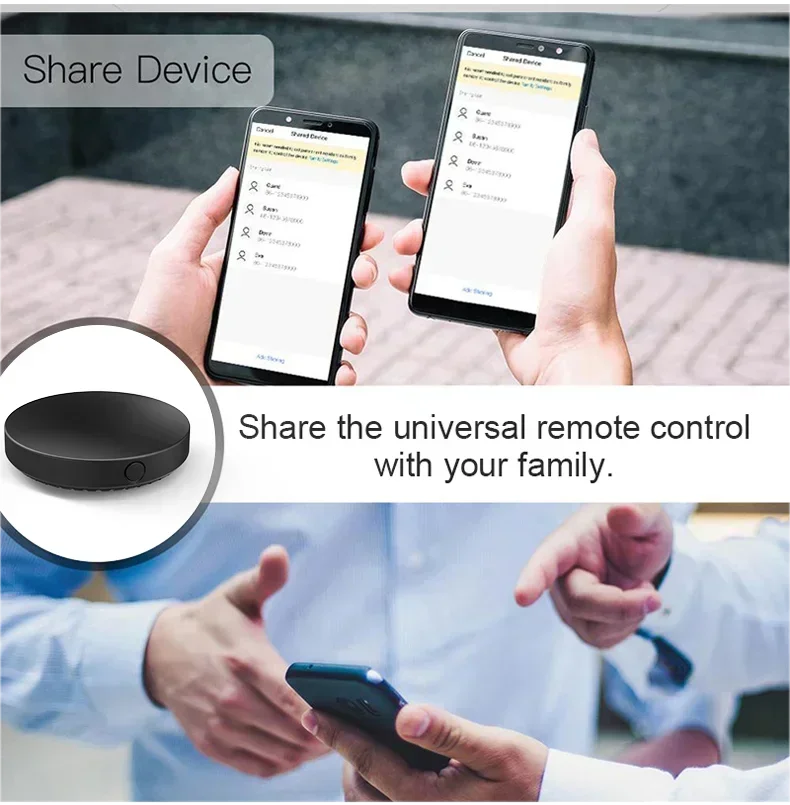 Tuya WiFi IR RF Remote Control 315 433 MHz Universal For All Air Conditioner TV LG Smart Life App Work with Alexa