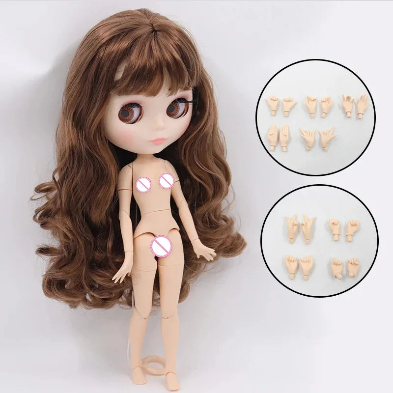 ICY DBS Blyth Doll White Skin Joint Body 1/6 BJD Special Price OB24 Toy Gift