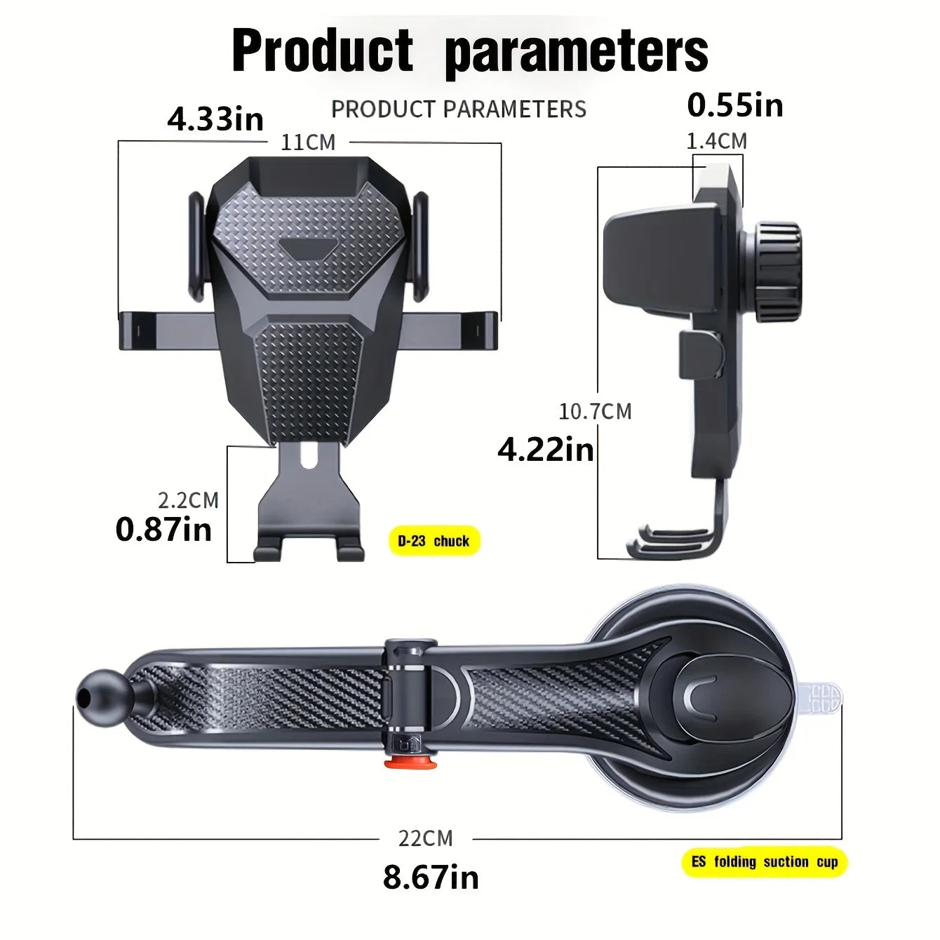 Car Phone Holder Stand Gravity Dashboard Phone Holder Universial Mobile Phone Support For iPhone 13 12 Pro Xiaomi Samsung