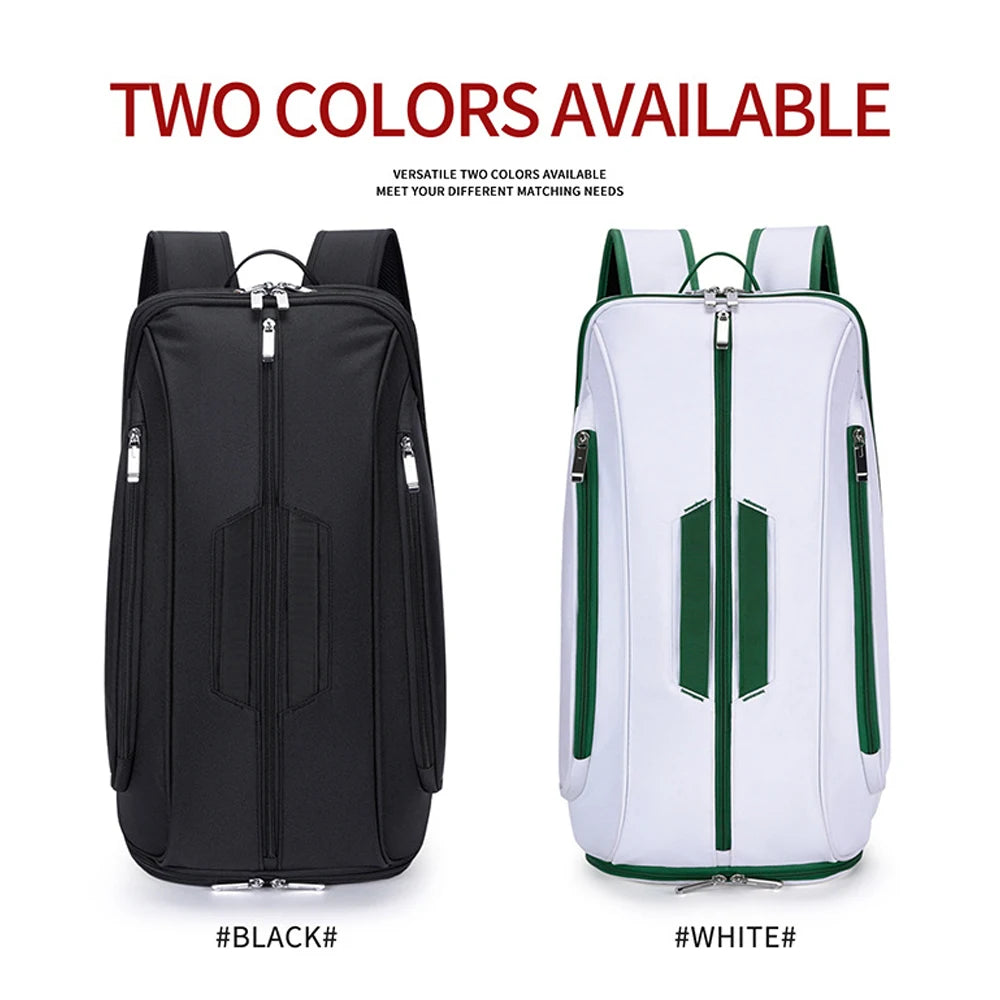 Multi-Use Beach Tennis Bag For Sport Convertible Padel Backpack With Shoe Compartment, Laptop Sleeve,Fence Hook
