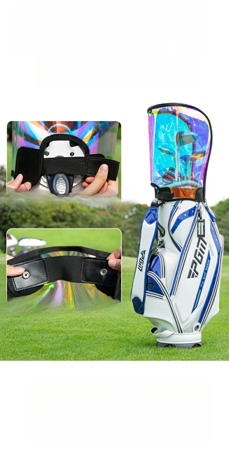 PGM Men Women Golf Bags Cap Universal Colorful Transparent Ball Bag Caps QB072