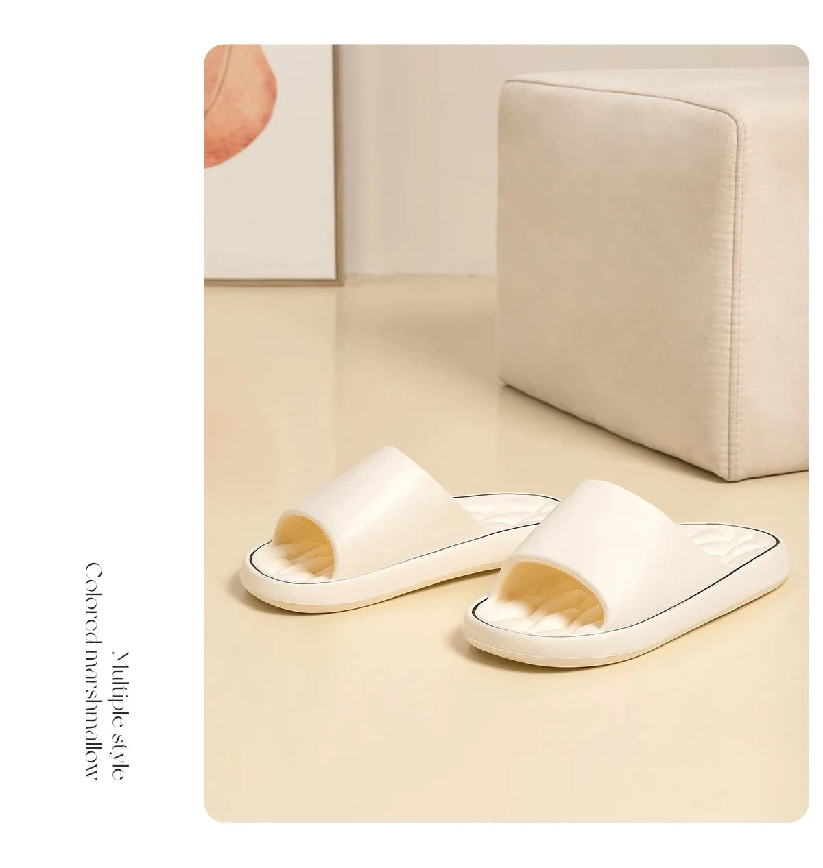 TZLDN Summer Women Home Slippers Beach Flat Fold Sandals Soft Comfortable Non-Slip Slides Indoor Outdoor Men Bathroom Flip Flops