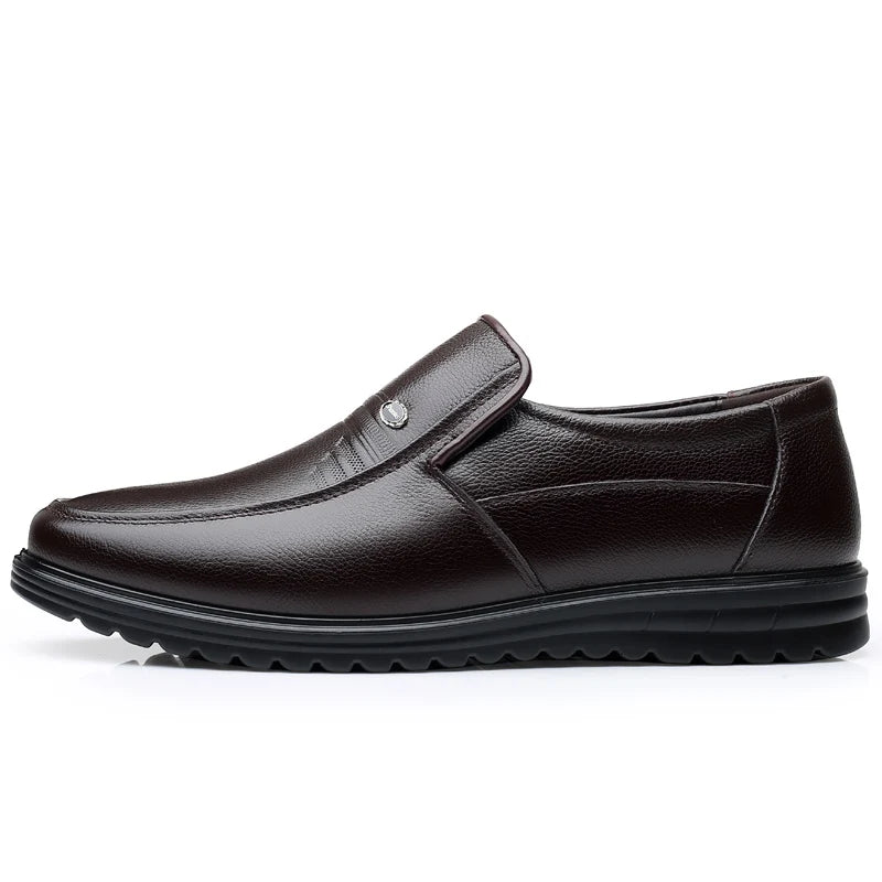 Men's Leather Riding Boots Size Large Low Heel Cowhide