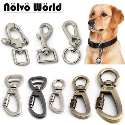 Auto Locking Carabiner With Swivel Ring For Dog Leash