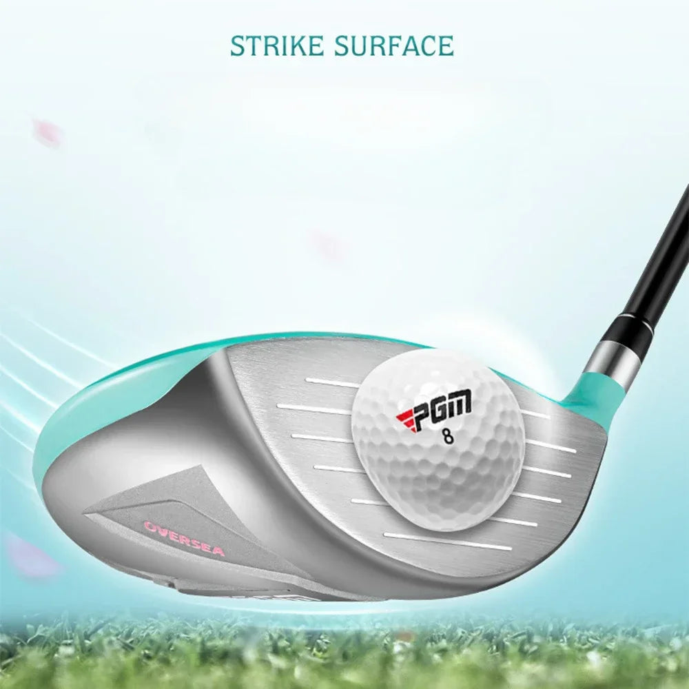 PGM Women Golf Clubs Set with Golf Bag Stainless Steel / Carbon Shaft Iron Wood Driver Beginer Training Golf Supplies  LTG051