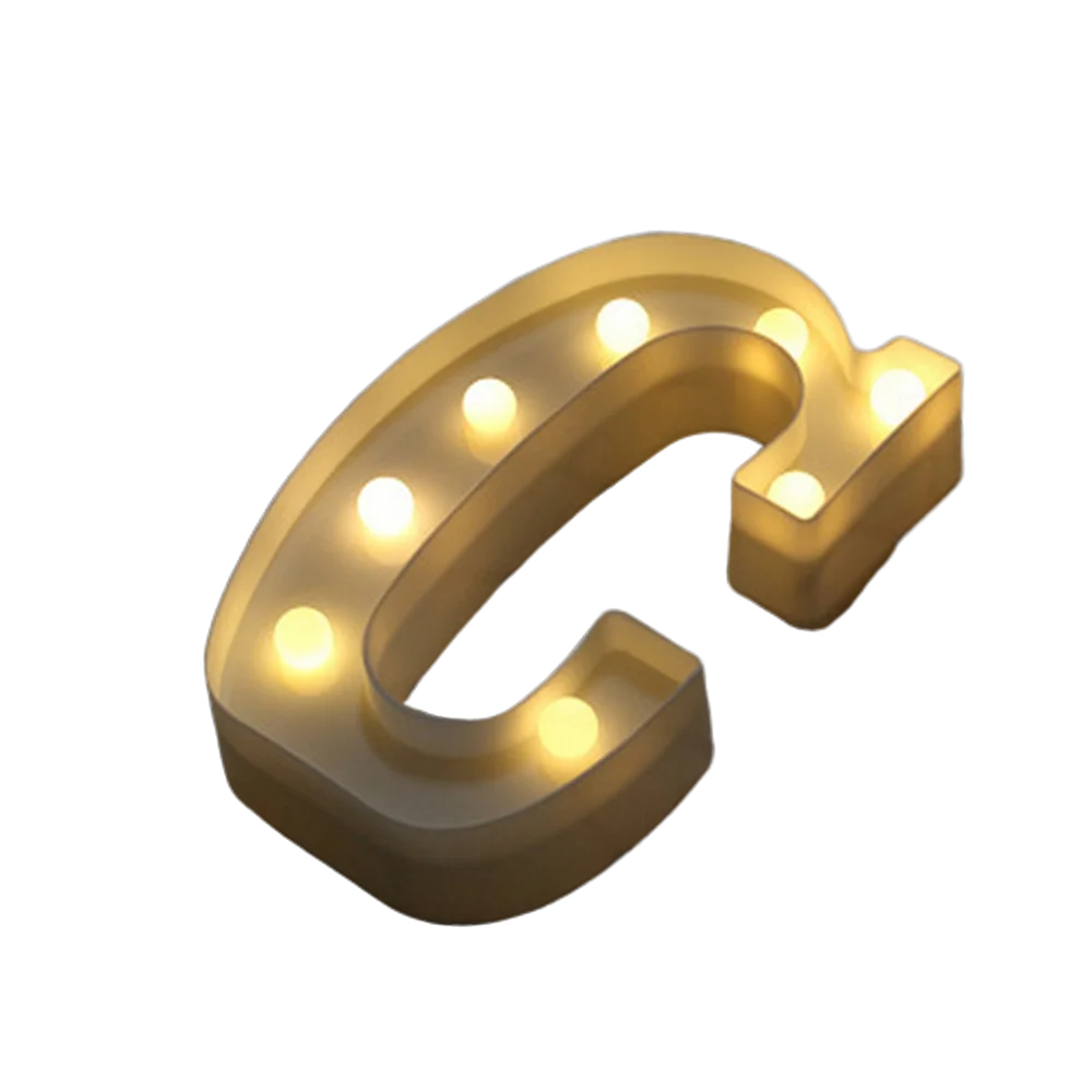 LED Letter and Number Light Set PVC Warm White Decor
