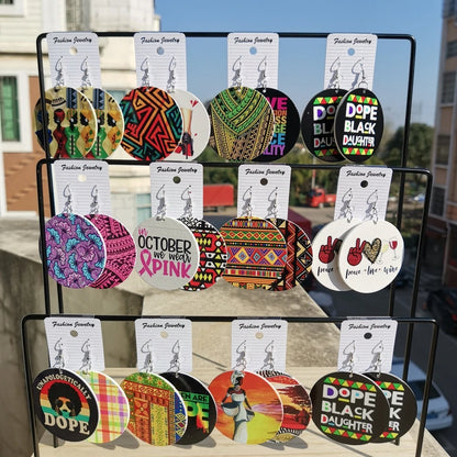 Wood Bead Cross Necklace & Bracelet Set – Religious Accessories for All